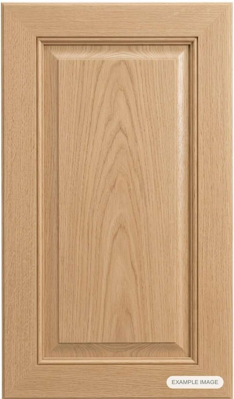 Michael cabinet door in unfinished White Oak, made to size