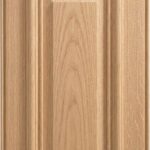 Milano cabinet door in unfinished White Oak, made to size
