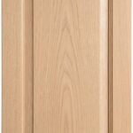 Mitered #1 Inset cabinet door in unfinished White Oak, made to size