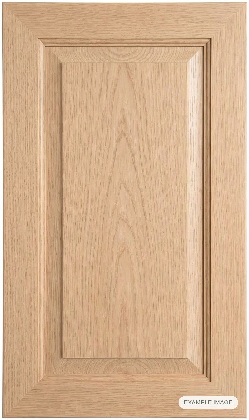 Mitered #1 Inset cabinet door - White Oak Mitered #1 Inset cabinet door in unfinished White Oak, made to size