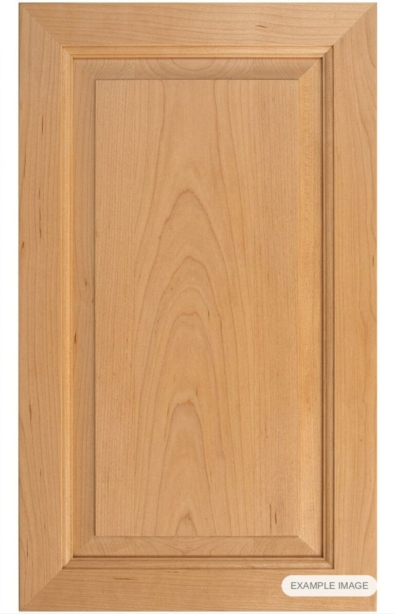 Mitered #11 Solid cabinet door in unfinished Maple Select, made to size