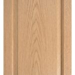 Mitered #11 Solid cabinet door in unfinished White Oak, made to size