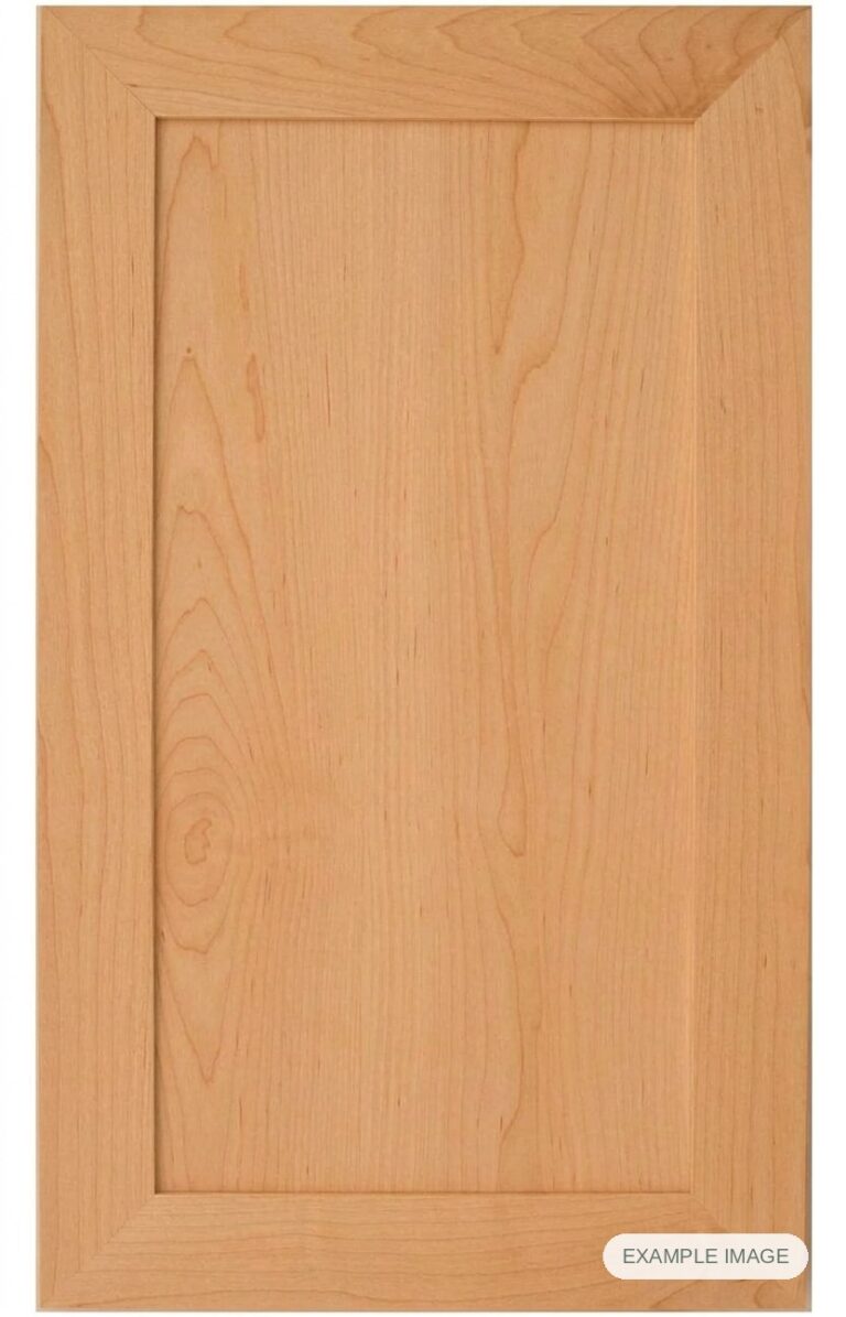 Mitered #16 Inset cabinet door in unfinished Maple Select, made to size