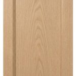 Mitered #16 Inset cabinet door in unfinished White Oak, made to size