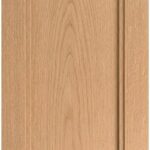 Mitered #17 Inset cabinet door in unfinished White Oak, made to size