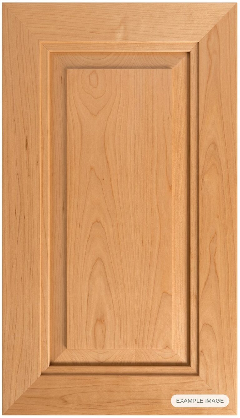Mitered #17 Solid cabinet door in unfinished Maple Select, made to size