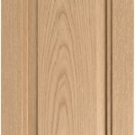 Mitered #17 Solid cabinet door in unfinished White Oak, made to size