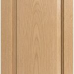 Mitered #21 Inset cabinet door in unfinished White Oak, made to size