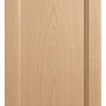 Mitered #21 Solid cabinet door in unfinished White Oak, made to size