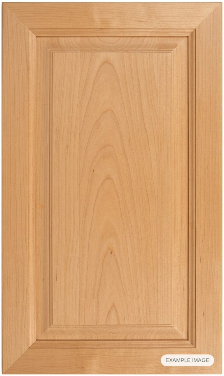 Mitered #22 Solid cabinet door in unfinished Maple Select, made to size