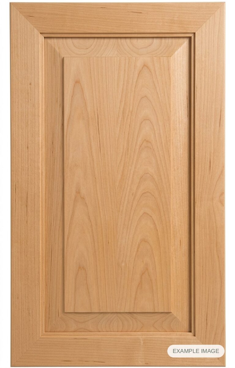 Mitered #5 Inset cabinet door in unfinished Maple Select, made to size
