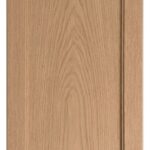 Mitered #5 Inset cabinet door in unfinished White Oak, made to size