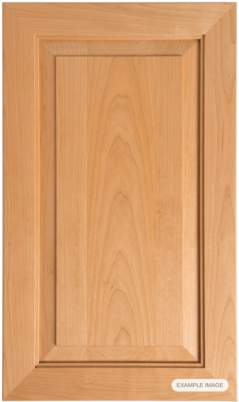 Mitered #5 Solid cabinet door in unfinished Maple Select, made to size