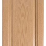 Mitered #7 Solid cabinet door in unfinished White Oak, made to size