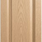 Mitered #8 Inset cabinet door in unfinished White Oak, made to size