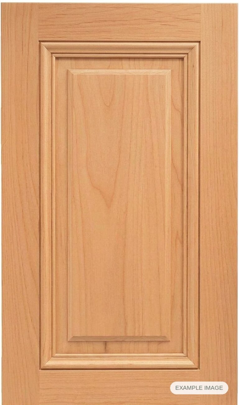 Montecito cabinet door in unfinished Maple Select, made to size
