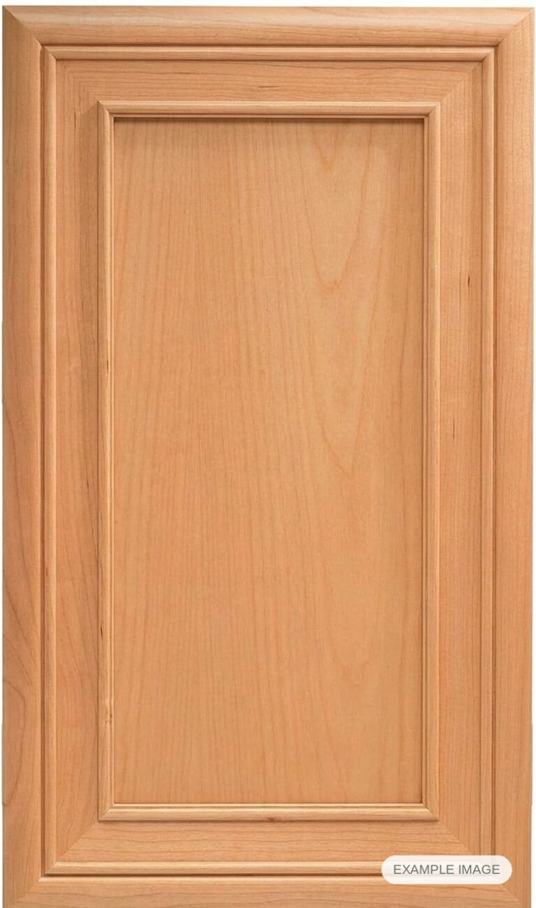 Monterey cabinet door in unfinished Maple Select, made to size