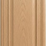 Monterey cabinet door in unfinished White Oak, made to size