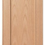 MP-19 Inset cabinet door in unfinished White Oak, made to size
