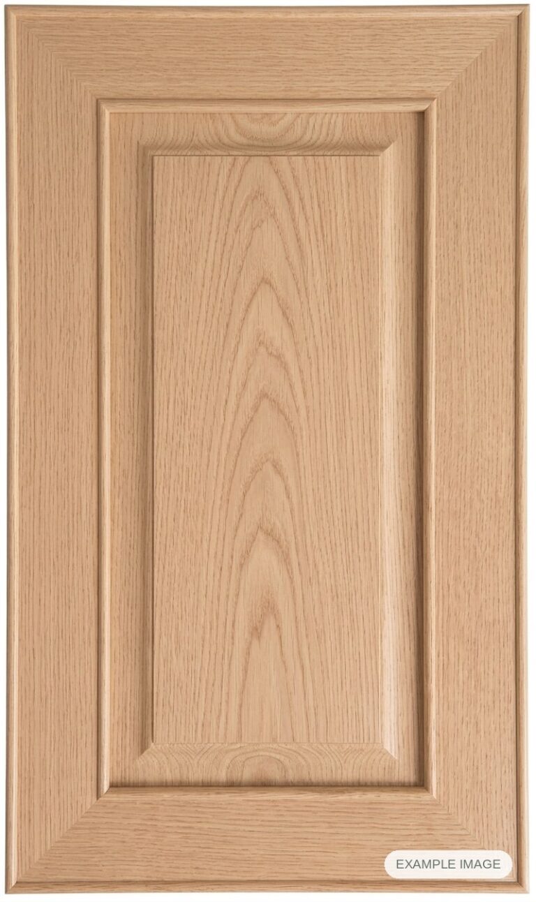 MP-19 Solid cabinet door in unfinished White Oak, made to size