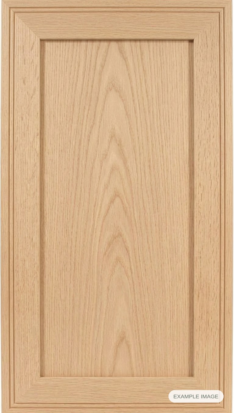 MP-248 cabinet door in unfinished White Oak, made to size