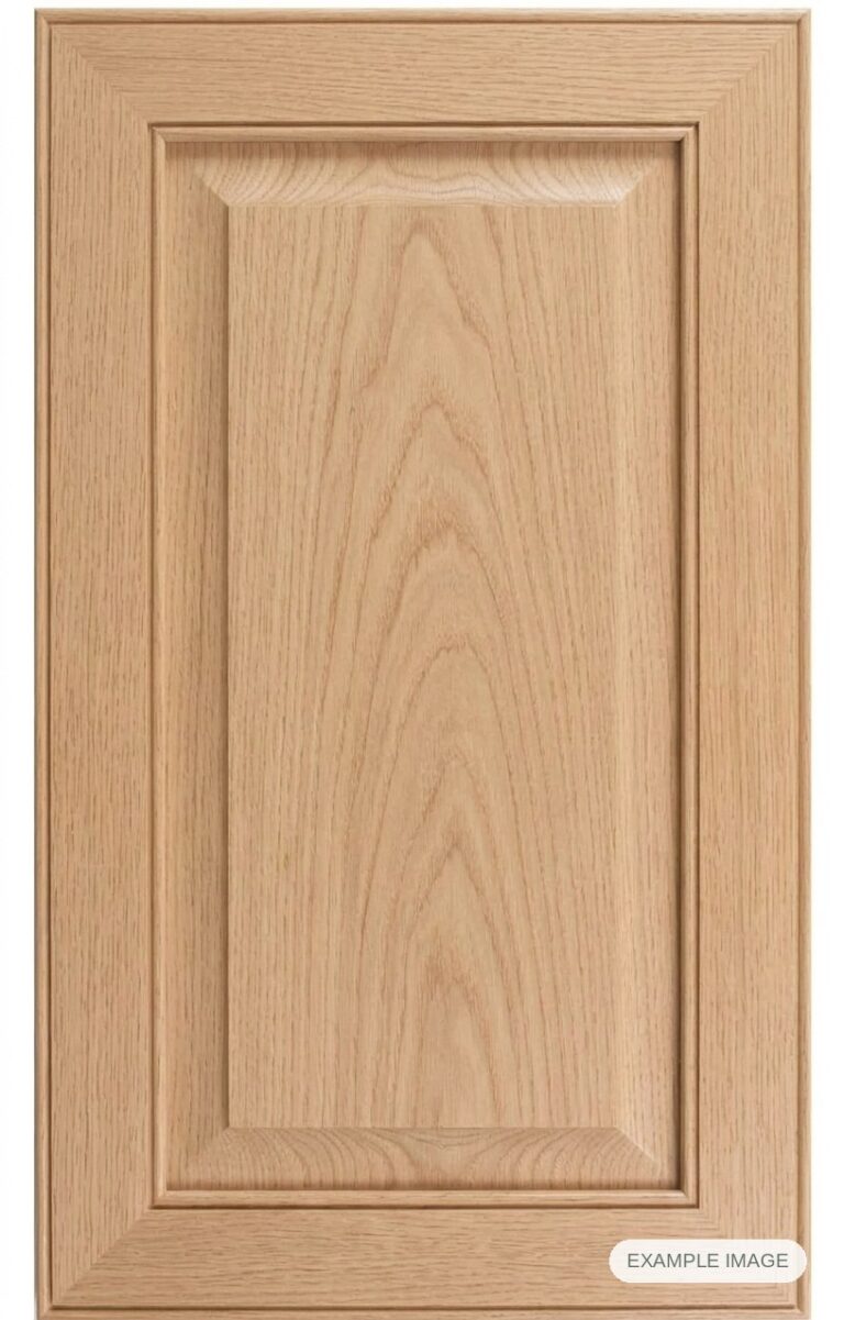 MP-27 Inset cabinet door in unfinished White Oak, made to size