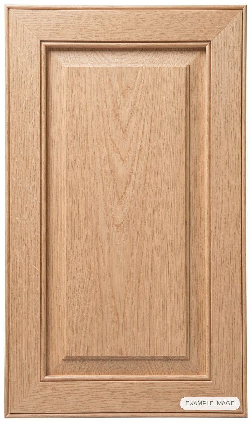 MP-27 Solid cabinet door - White Oak MP-27 Solid cabinet door in unfinished White Oak, made to size
