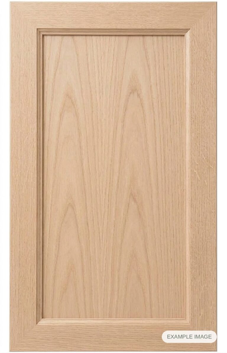 MP-48 Inset cabinet door in unfinished White Oak, made to size