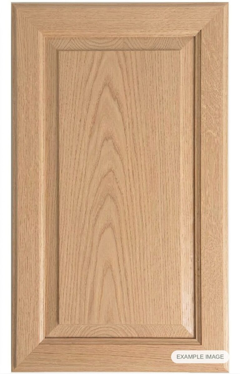MP-48 Solid cabinet door in unfinished White Oak, made to size
