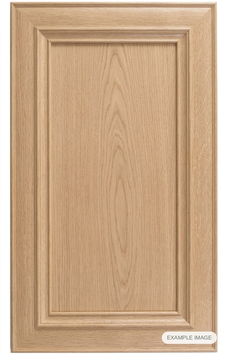 MP-49 Inset cabinet door in unfinished White Oak, made to size
