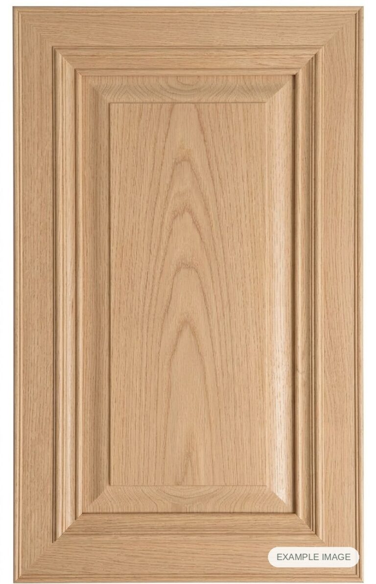 MP-49 Solid cabinet door in unfinished White Oak, made to size