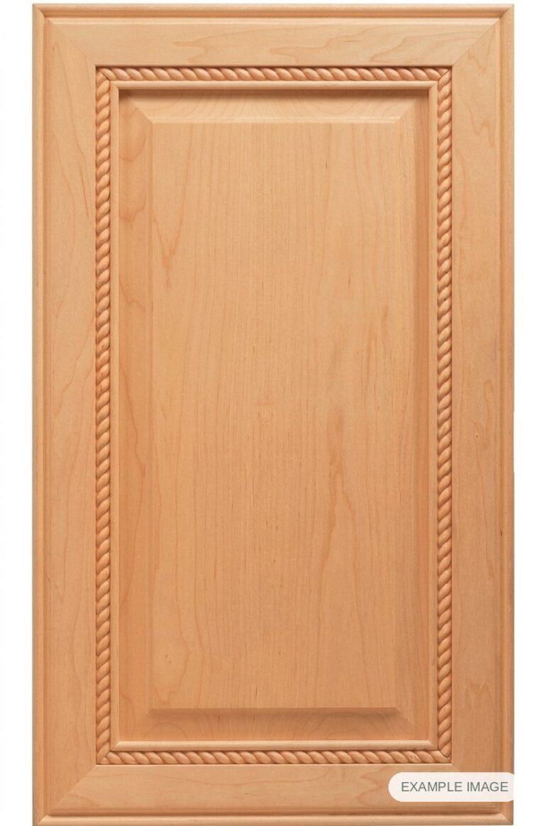 Nantucket cabinet door in unfinished Maple Select, made to size