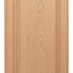 Nantucket cabinet door in unfinished White Oak, made to size