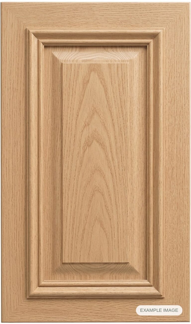 Napa cabinet door in unfinished White Oak, made to size