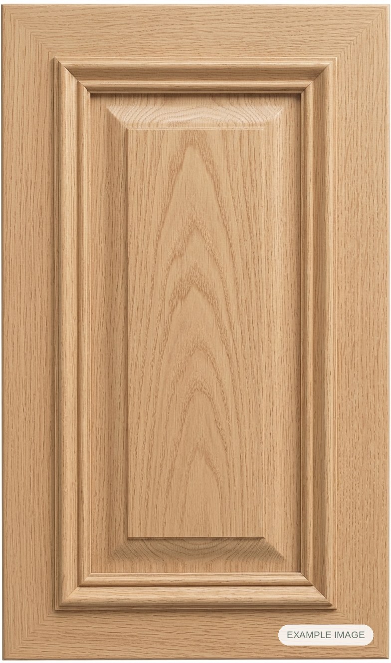 Napa cabinet door - White Oak Napa cabinet door in unfinished White Oak, made to size