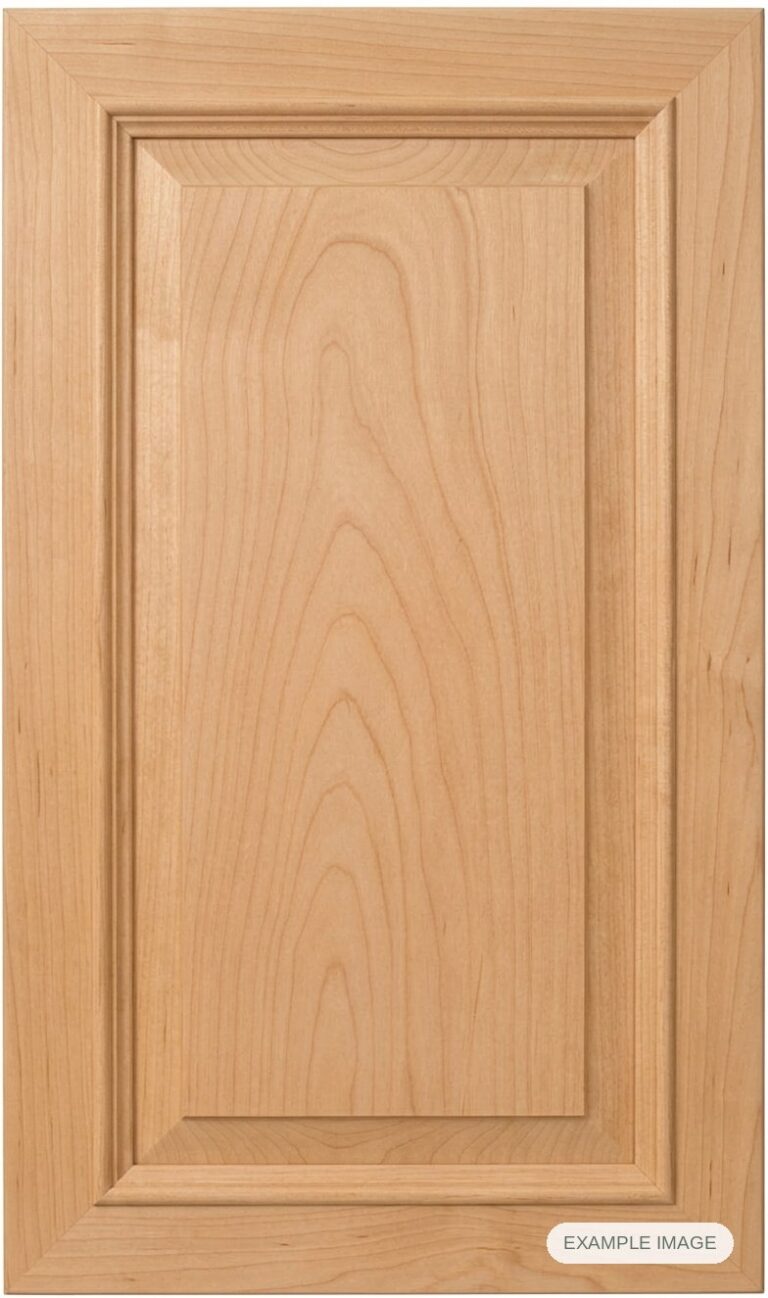Naples Inset cabinet door in unfinished Maple Select, made to size
