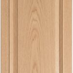 Naples Solid cabinet door in unfinished White Oak, made to size