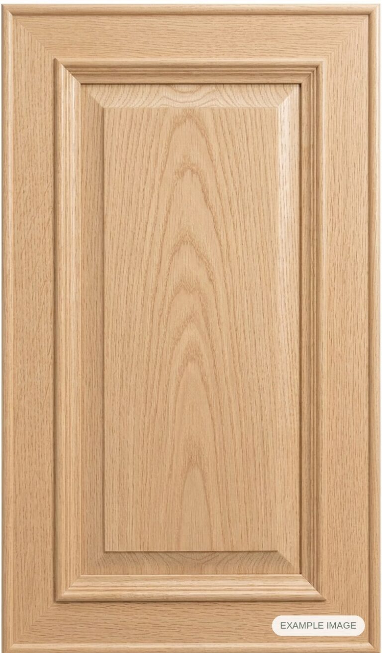 New Hampshire cabinet door in unfinished White Oak, made to size