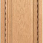 New Haven cabinet door in unfinished White Oak, made to size