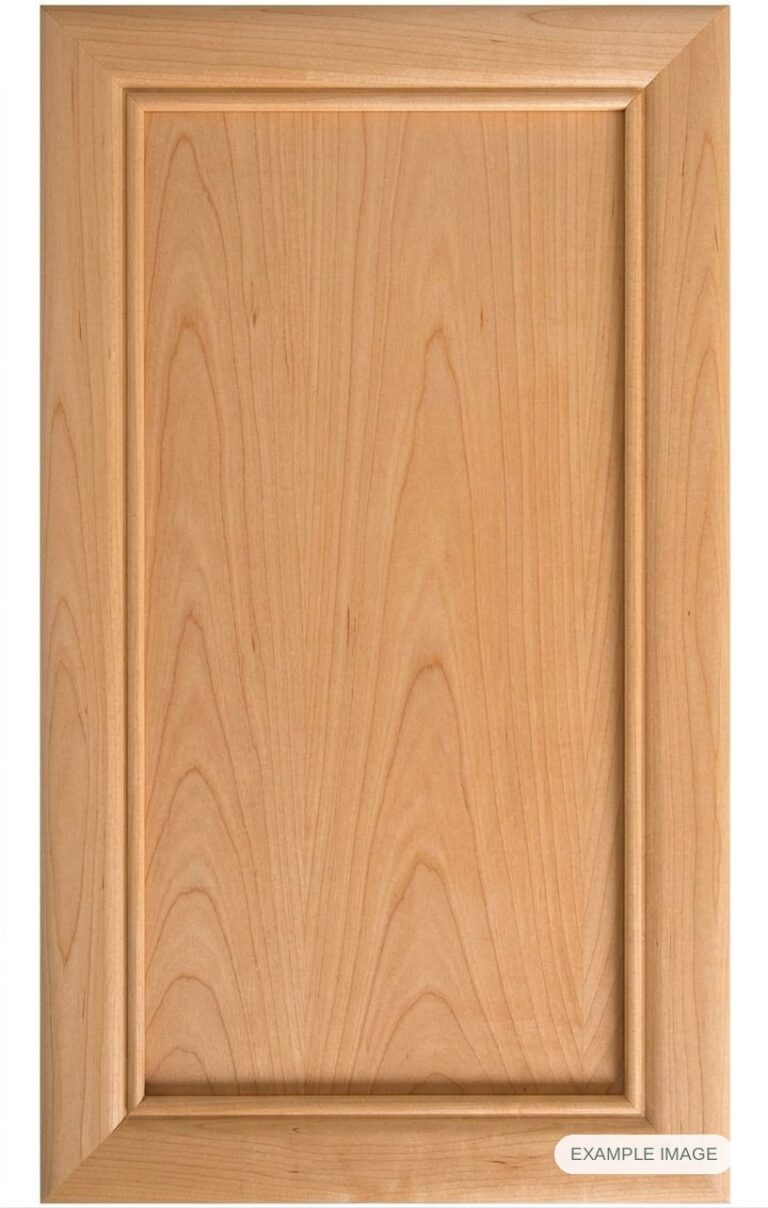 Normandy cabinet door in unfinished Maple Select, made to size