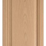 Normandy cabinet door in unfinished White Oak, made to size