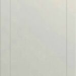OP-710 & OP-709 Routed DF thermofoil cabinet door in Fashion Grey, made to your sizes