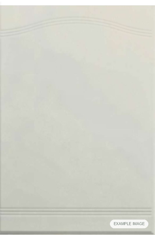 OP-772 & Middle Route DF thermofoil cabinet door in Fashion Grey, made to your sizes