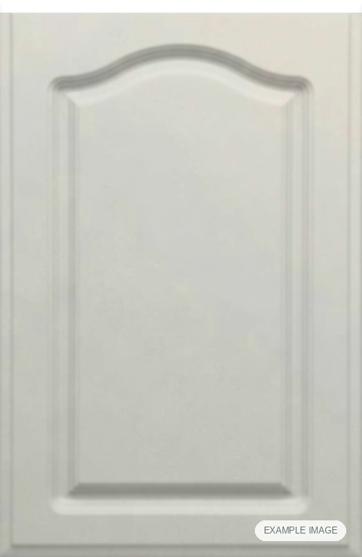 OPL-1 thermofoil cabinet door in Fashion Grey, made to your sizes