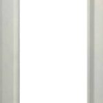 OPR-1 Glass thermofoil cabinet door in Fashion Grey, made to your sizes