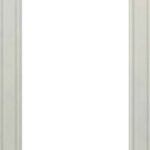 OPSHR-3 Glass thermofoil cabinet door in Fashion Grey, made to your sizes