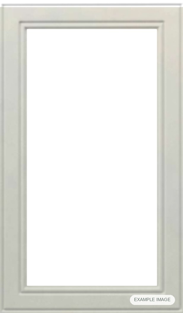 OPSHR-3 Glass thermofoil cabinet door in Fashion Grey, made to your sizes