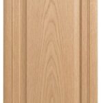 Orlando cabinet door in unfinished White Oak, made to size