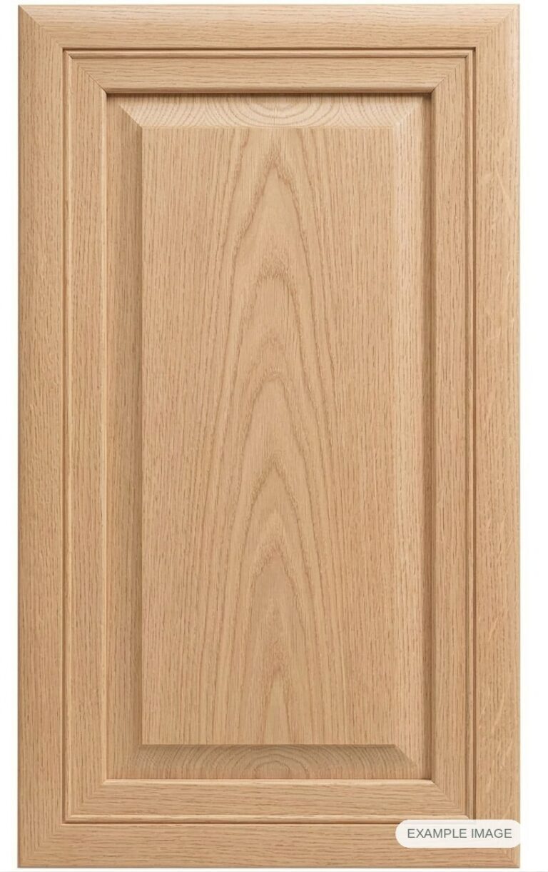 Orlando cabinet door in unfinished White Oak, made to size