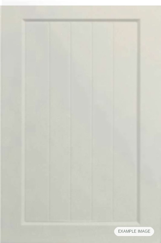 Ranchero RTF thermofoil cabinet door in Fashion Grey, made to your sizes